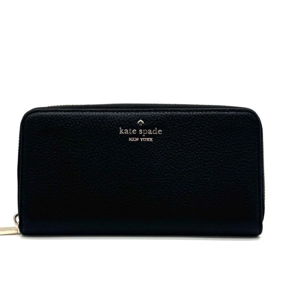 Kate Spade Leila Large Continental Wallet Black/Gold